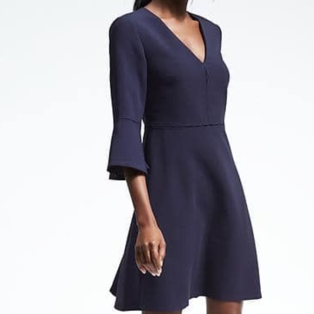 Banana Republic Flutter Sleeve Dress